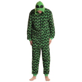 Just Love Men's Adult Onesie Mens Pajamas 6943-L Green