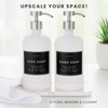 Hand and Dish Soap Dispenser for Kitchen and Bathroom, Set