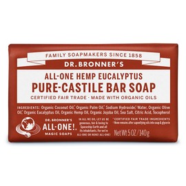 Dr. Bronner's Pure Castile Bassap, 140g, 1 piece / 닥터브로너스 퓨어 캐스틸 바솝, 140g, 1개