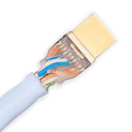 Supra HDMI-HDMI, 3 m – HDMI Cables (3 M, HDMI, HDMI, MALE/MALE, Gold, Blue, 1080p)