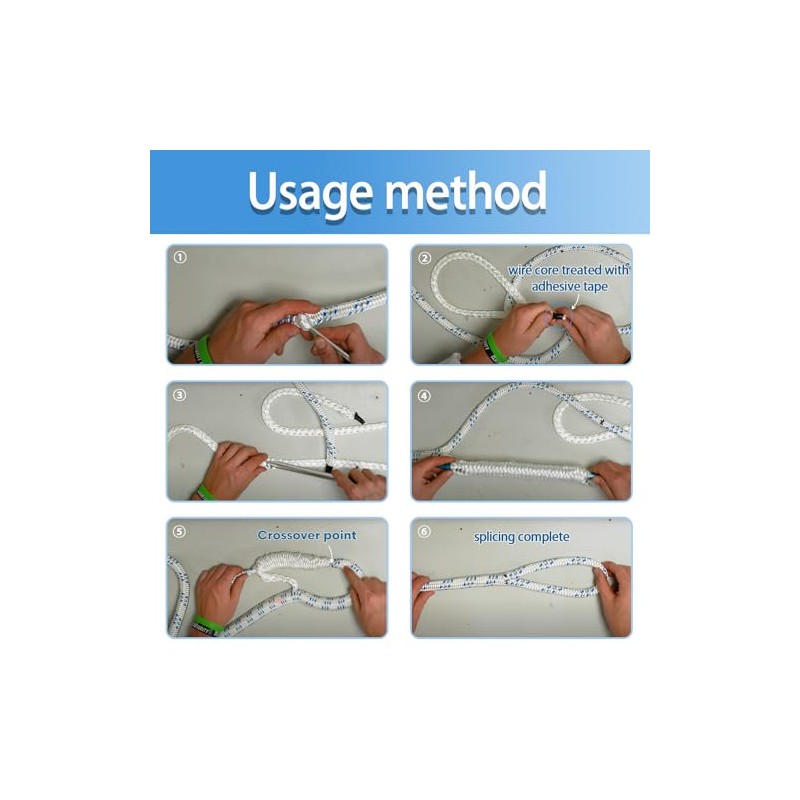 XIALUO Rope Splicing Tool Kit for Double Braid Ropes