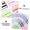 SHINEOFI Car Maintenance Decals 6 Sheets of Service Reminder Stickers