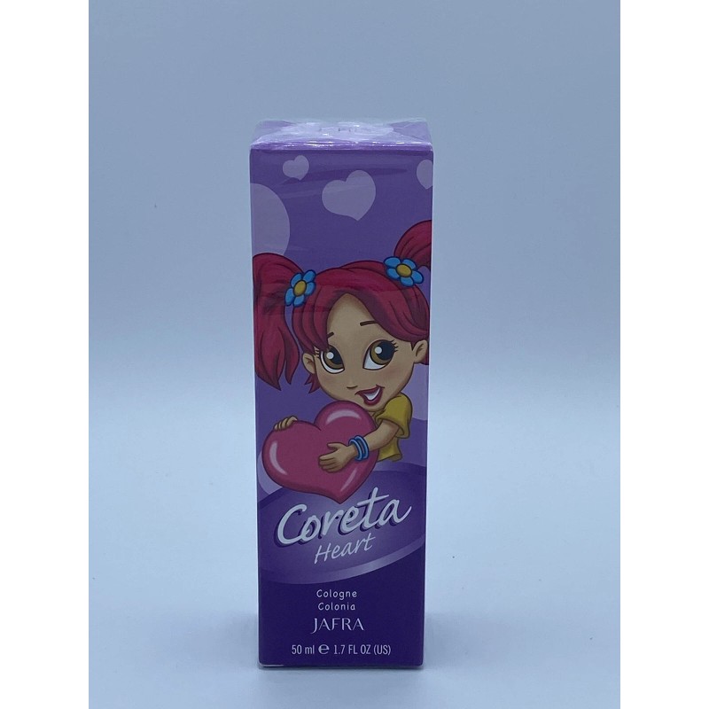 Jafra Coreta Heart Cologne (For Girls) 1.7oz New & Sealed