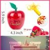 heffiso Large Apple Shape Cookie Jars, Large Plastic Candy Jars