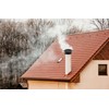 Ankuce Cone Top Chimney Cap, RoundChimney Cover Cap Outside Roof