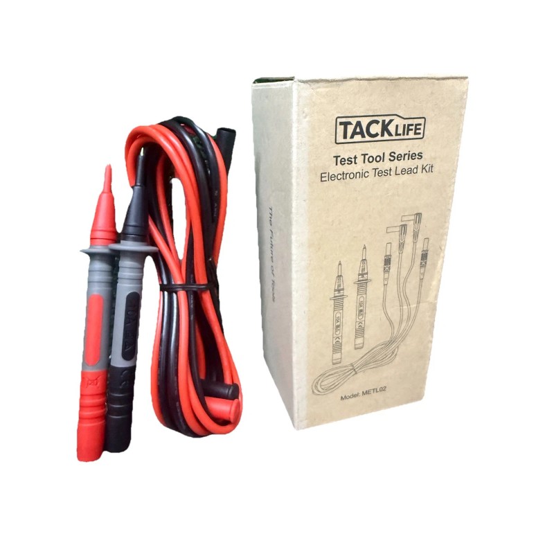 Tacklife 4pcs Automotive Multimeter Test Lead Kit Wire Piercing Clip