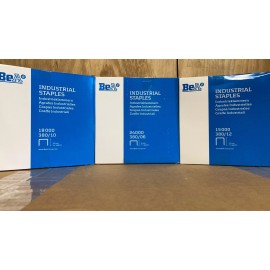 Bea Upholstery Staples, 80 Series 21 Gauge 1/2" crown -- 1/4", 3/8", 1/2" Length - 1 box, 1/2" (15,000 Pcs / Box)