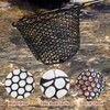CWSDXM Fishing Landing Net Trout Net Replacement Netting with Rubber