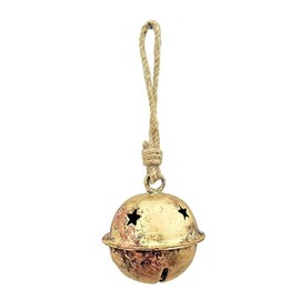 Set of 2 Harmony Jingle Bells Vintage Handmade Rustic Lucky Christmas Tree Decoration Hanging Bells (4)