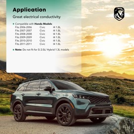 YHTAUTO Juego de 4 bocinas de encendido de repuesto para Honda Civic 2006 2007 2008 2009 2010 2011 I4 1.8L Reemplazar 30520RNAA01