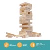 Offelec Wooden Blocks Stacking Games - 54 pcs Tumbling Tower