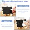 80 Pack Mini Chalkboard Signs with Easel Stand,Food Labels for