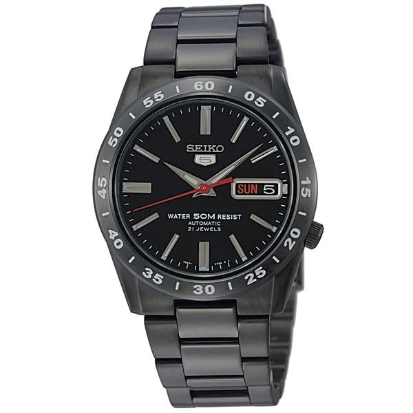 [セイコー] 腕時計 セイコーimport SEIKO 5 セイコーファイブ 自動巻き 海外モデル SNKE03KC メンズ ブラック