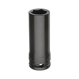 Gedore 6163620 Impact Socket (Hexagonal) Long, 0.5 inch (1/2 mm), 0.6 inch (14 mm)