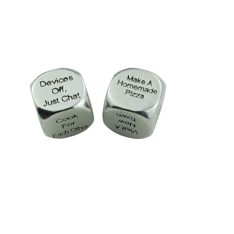 17 Year Anniversary Metal Date Dice Create a Unique 17th
