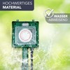 PerfectHD PerfectHD Gartensteckdose 2-fach - Au?ensteckdose mit Zeitschaltuhr - Mehrfachsteckdose
