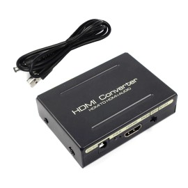 Universal 1080P HDMI Converter HDMI to SPDIF Optical 4K RCA L/R Analog Audio Extractor H