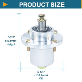 SCBHWJ 037-2050-00 Spindle Assembly with 033-4820-00 Pulley Replaces Bad Bo y 037-2000-00, 037200000, 037205000 for Bad Bo y MZ & MZ Magnum 42", 48" Deck Assembly, 3 Pack