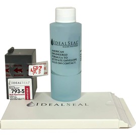 IDEALSEAL Mailing Supply Pack Contains 50 4x6 Postage Meter Tapes, One 793-5 PB Ink dm100i Cartridge, and 4 oz Dabber Bottles of Sealing Solution