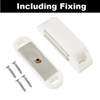 TERF® Heavy Duty White Magnetic Door Catch Closer 60mm With