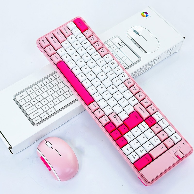 Wireless Bluetooth Keyboard and Mouse Combo Dual Mode 100 Keys