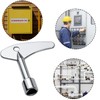 Antrader Triangle Spanner Key, Matel Triangular Lock Keys Socket Universal