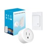 idealWIN Wireless Remote Control Outlet Plug 1250W/10A for Small Appliance,Electrical