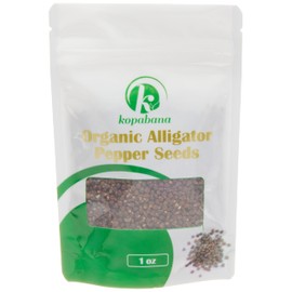 KOPABANA Organic Alligator Pepper Seeds| Mbongo spice | Spice |Ataare |Guinea Pepper | Alligator Pepper | Grains of Paradise | Lizard Pepp 1oz
