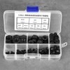 Akozon Nylon Nut 140 Pieces M2/M2.5/M3/M4/M5/M6/M8/M10 Thread Nylon Plastic Hex