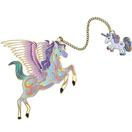 BLBMH Unicorn Bookmark Cute Metal Bookmarks for Kids Book Lovers Girls Exquisite Animal Book Markers Readers Gift Best Friends -U2