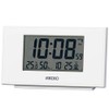 Seiko Clock SQ790W Table Clock, White Pearl, Body Size: 3.1