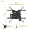 Kanto M200 Full Motion TV Wall Mount for 26" -