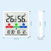 Guranko Thermo-Hygrometer, Large Screen, Standing and Magnetic, 2-Way Installation, Thermometer,