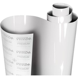 VViViD VViViD+ Premium Vinyl Wrap Film (10ft x 5ft, Gloss Suzuka Ice Grey)