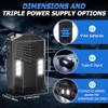 4 Pack Upgraded Rodent Repeller for Cars, 3-in-1 Power Supply