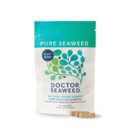 Pure Seaweed Capsules | 1 Months Supply | 100% Organic Scottish Seaweed | Thyroid Support | Weight Management | Plant Based