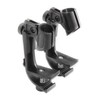 RiToEasysports Drum Microphone Clip, 1 Pair Rim Microphone Stand Mount