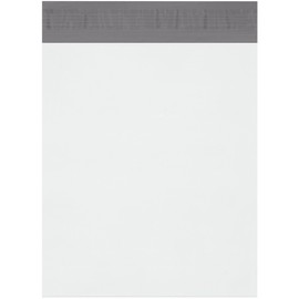 Poly Mailer Envelopes, 11" x 13" x 4", White, Self-Seal with Tear Strip, Gusseted, Waterproof and Puncture Resistant, for Shipping Bulky Items, Books and Catalogs, Pack of 100