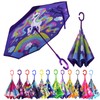 MRTLLOA 40/49/56 Inch Oversize Windproof Inverted Reverse Upside Down Umbrella,
