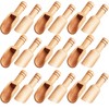 Arroyner 30 PCS Mini Wooden Spoon Mini Bamboo Spoons Small