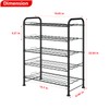 BTY 5 Tier Water Bottle Organizer Small Water Bottle Holder
