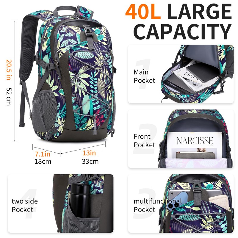 SHENHU Hiking Backpack 40L Waterproof Daypack Outdoor Sport Trekking,Camping Backpack