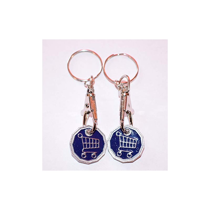 2 X NEW SHAPE 12 Edge Sided Trolley Token £1