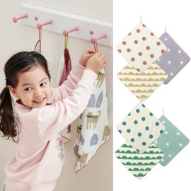 Belle Maison Towel with Loop, Set of 3, Hand Towels, Kindergarten, Boys, Vehicles