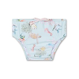 Sanetta Baby Girl 420251 Toddler Swim Nappy, Pale Blue, 62, Duck Egg Blue