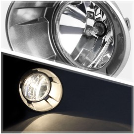 MNMSYH Fits Clear Bumper Fog Light Driving Lamp W/Bezel+Bulb -Lighting Technology TMA-HC608LTZLF 901-87128