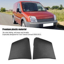 Rear Bumper Protector Assembly Black Plastic Rear Bumper Guard Fit for Ford Transit Connect 2002-2013 1387174 4447730,etc