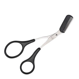 K-Pro Eyebrow Scissors - Scissors Removable Eyebrow Comb for Men Women