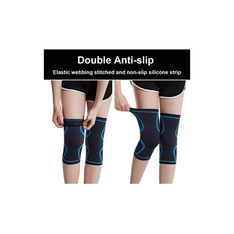 Rodilleras para el dolor de rodilla, paquete de 2 rodilleras,