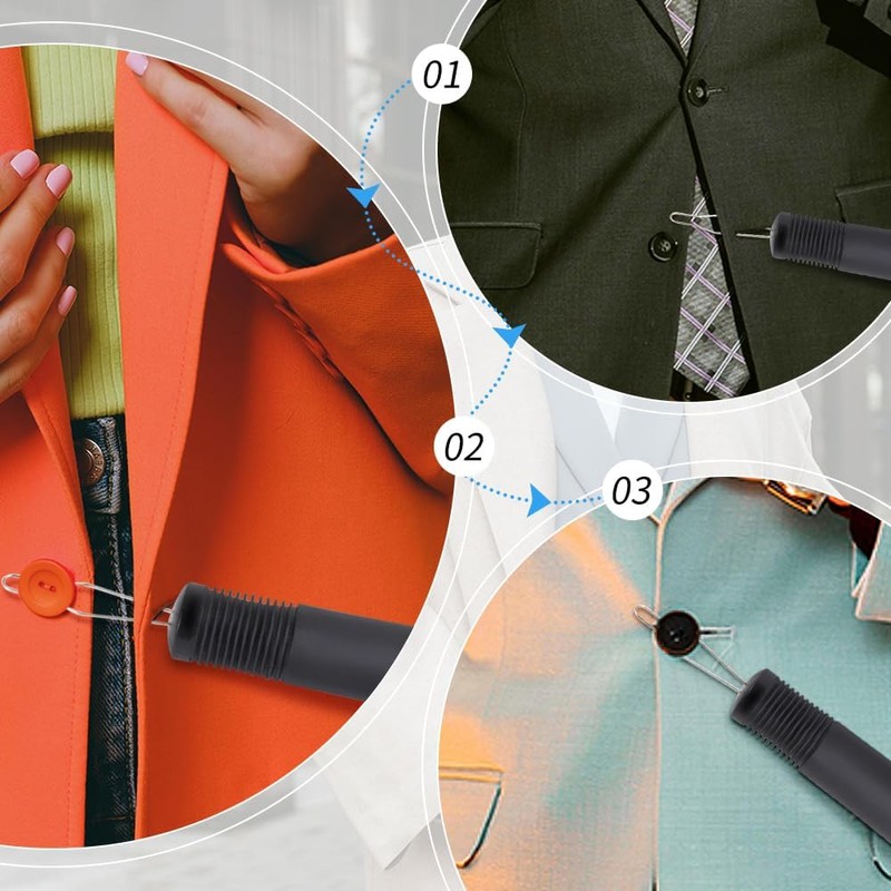 Button Hook, Button Aid, Easy to Hold Button, Self-Aid Tool,